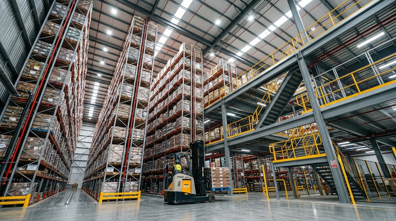 Warehouses Solution Frame Warehouses solution by Synergy PEB
