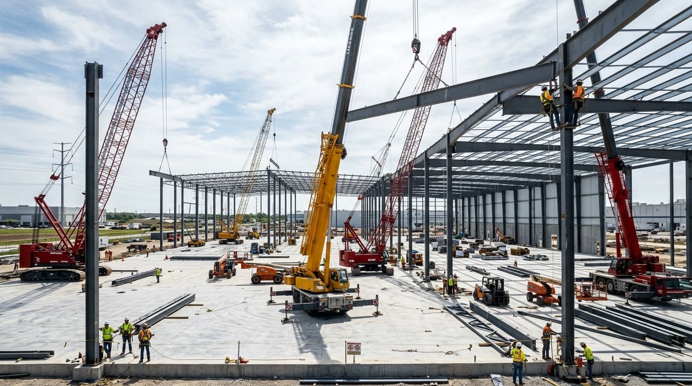 Rapid 30%-50% Fast-Track Deployment Feature Rapid 30%-50% Fast-Track Deployment - Synergy PEB Logistics Park Feature