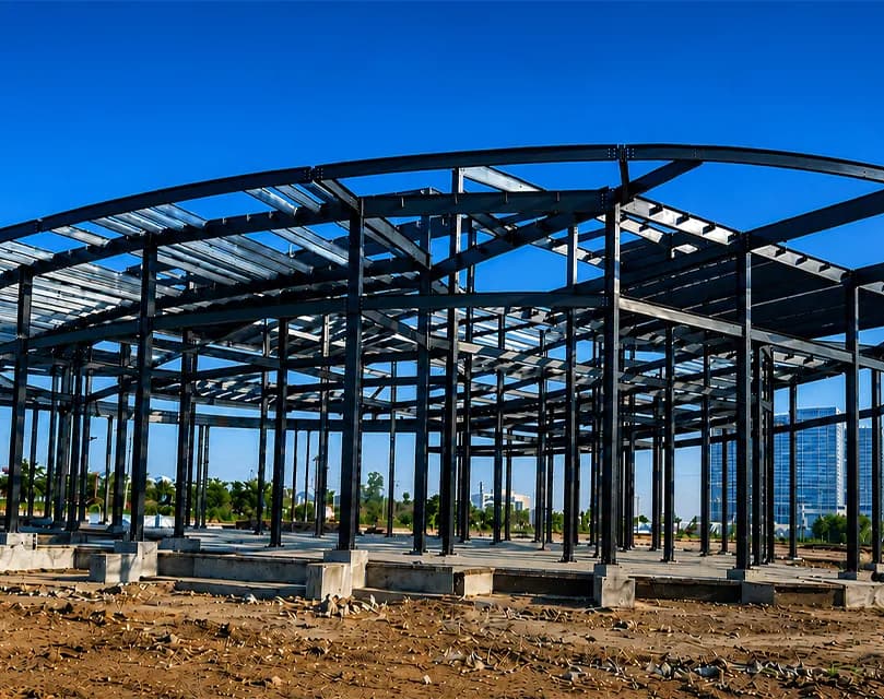 Complex Steel Structures Solution Frame Complex Steel Structures solution by Synergy PEB