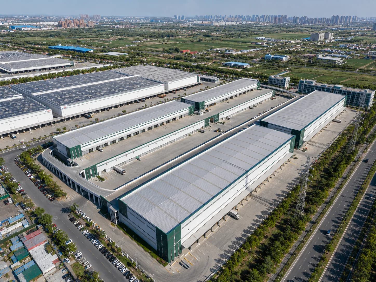 Logistics Parks Solution Frame Logistics Parks solution by Synergy PEB