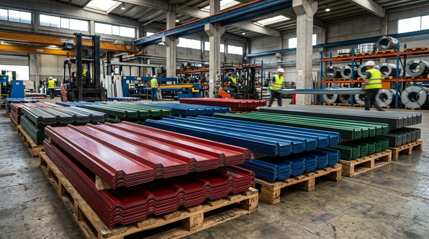 Enhanced Industrial Ventilation and Lighting Feature Enhanced Industrial Ventilation and Lighting - Synergy PEB Factory Feature