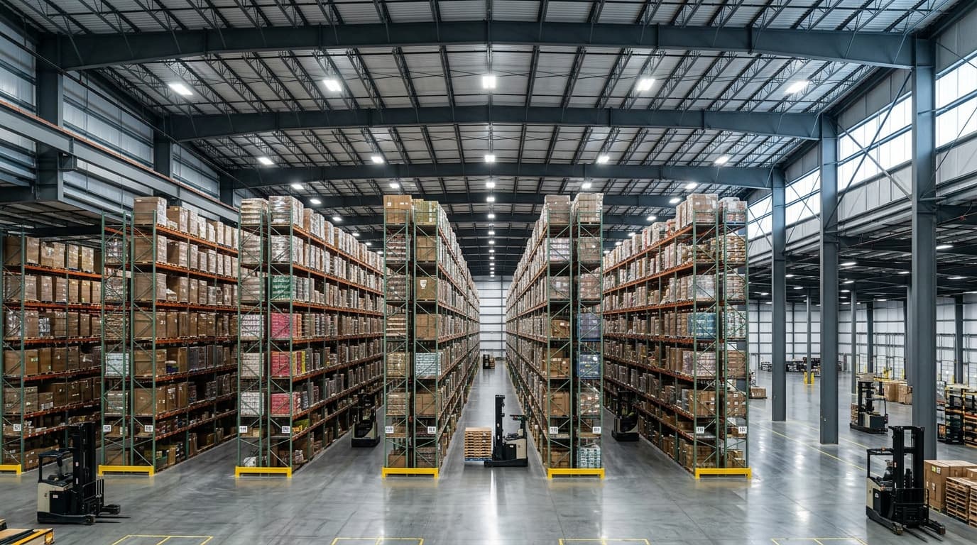 Warehouses Solution Frame Warehouses solution by Synergy PEB