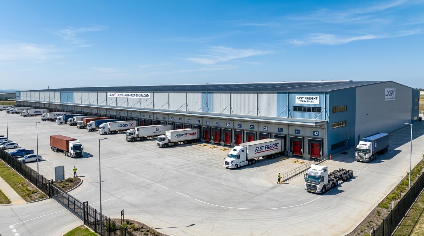 Logistics Parks Solution Frame Logistics Parks solution by Synergy PEB
